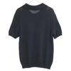 ERNEST W. BAKER Black Zip-Up Knit Polo tops M blackUsed