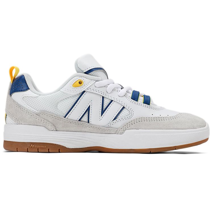 New Balance Nb Numeric Tiago Lemos 808 Leather Low-Top Skate Shoes Unisex Sneaker White Blue NM808WBY