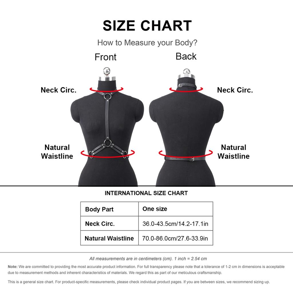 Punk Style Black Leather Body Chest Harness Belt:Adjustable Women's Rave Outfit Bra Top, Gothic Lingerie Accent