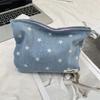 Ladies Zipper Clutch Bow Makeup Bag Women Fashion Large Capacity Zipper Cosmetic Brush Storage Pouch Case Handbag