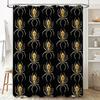 Bathroom Shower Curtain Set Waterproof Vintage Spiderweb Halloween Gothic Horror Decor Dark Room Divider Fabric