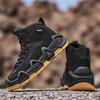 2026 New Trendy Thick Bottom Breathable Medium High Top Anti Slip Outdoor Leisure Mountaineering Sports Men's Shoes Trendy