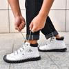 Men's Plus Size Handmade Casual Shoes Four Seasons Breathable Non-slip Outdoor Walking Shoes Fashion Youth Joker City Flat Boots
