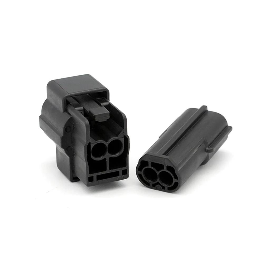 1 Set 174352-2 AMP 2Pin Automotive Connector Female Waterproof Seal Harness Additional Terminals/Seals 174354-2 KOOLMV (Male Set)