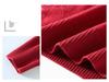 Elegant Embroidered Knit Lapel Sweater for Middle-Aged & Elderly Women - Autumn/Winter Style
