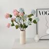 77cm Silk Hydrangea Flowers Real Touch Fake Plants Artificial Hydrangea Flowers  Party Decor