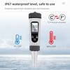 4 In 1 TDS EC S.G TEMP PH Meter Water Monitor Salt Tester Concentration Detector Water Quality Analyzer for Household for Pools