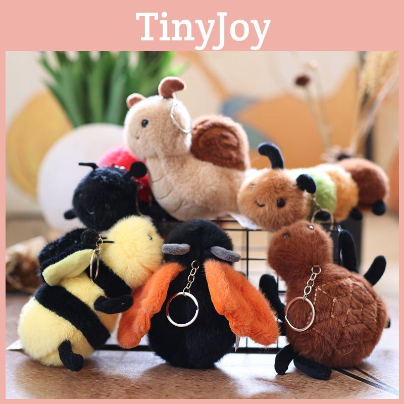Cute Insect Plush Keychain With Soft Material For Backpack Decor And Gift