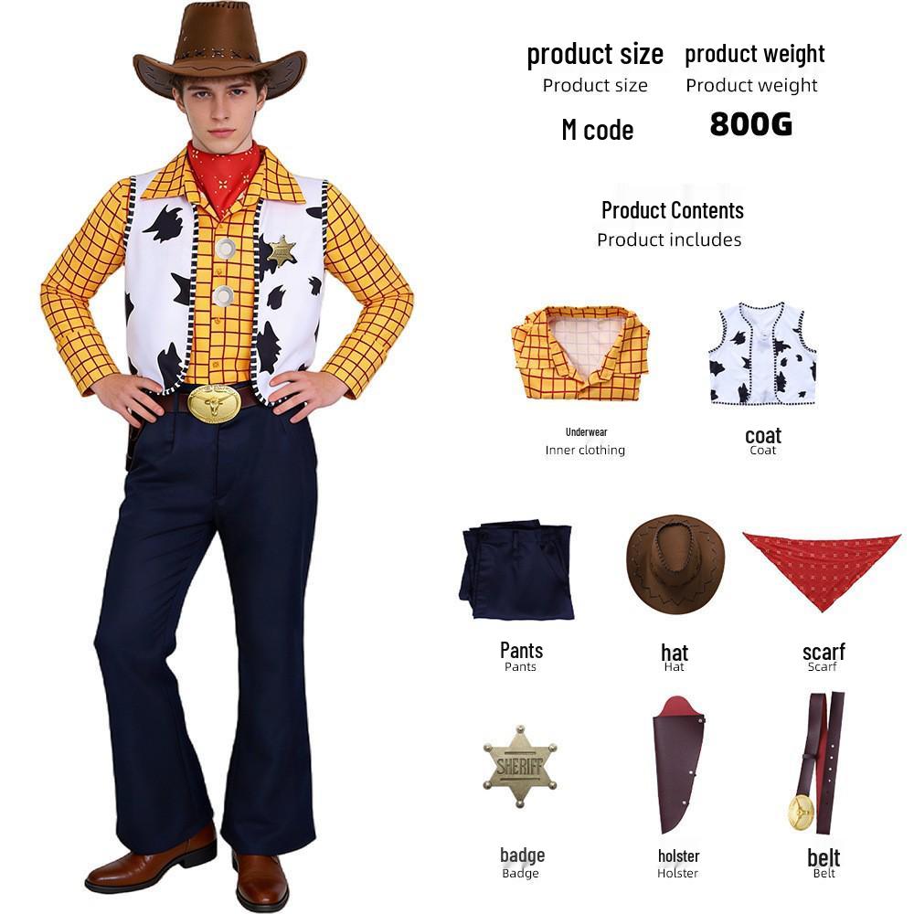 Toy Story Cosplay Costumes: Buzz Lightyear, Woody & Jessie Set for Stage Performance