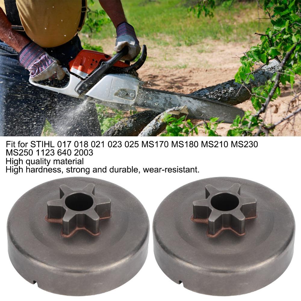 2PCS E-Clip Clutch Drum Sprocket Kit for STIHL 017 018 021 023 025 MS170 MS180 MS210 MS230 MS250