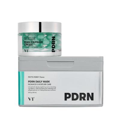 VT PDRN Kapselcreme 100 (50 ml) + Tägliche Maske (30 Blätter) – 2-teiliges Set