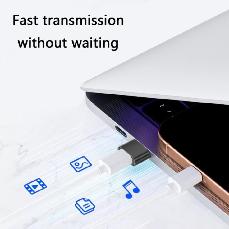 Metal Type C to USB 3.1 Adapter 10Gbps Pocket Charging Adapter Multiple Size Upgrades for Fast Data Transfer & Charging