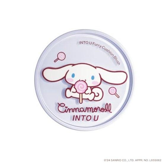 INTO U CinnamonrollPompompurin Collaboration Furry Cushion Blush Cheek All 3 Colors (FB01 Sweet Lavender free)