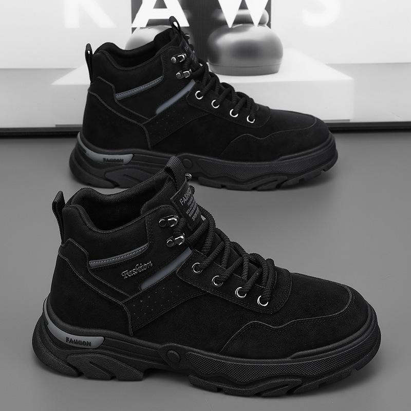 Men's Martin boots 2025 new casual outdoor high-top wear-resistant men's Korean version thick-soled non-slip sports boots