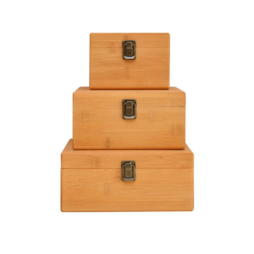 Household Wooden Storage Box Treasure Chest Wood Box