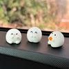 3Pcs/6Pcs Mini Cute Car Center Console Ornaments Micro Animal Screen Decoration Car Interior Accessories