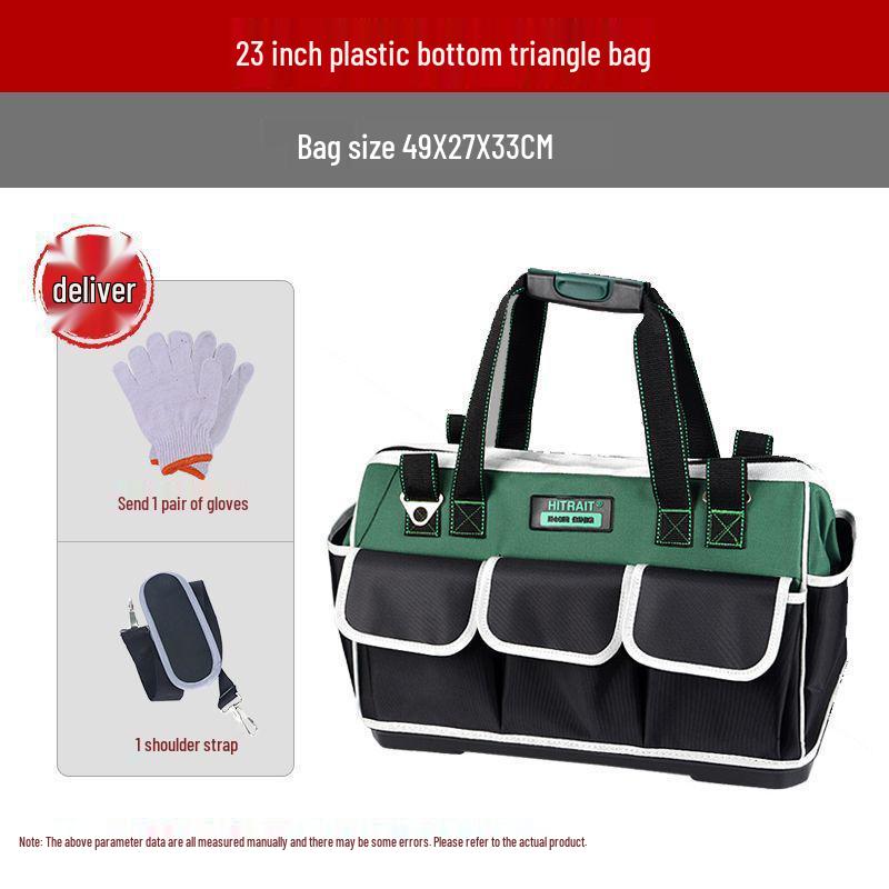 Telescopic Tool Bag: Durable, Wear-Resistant Canvas with Wheels, Large Capacity for Electricians