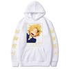 Anime My Hero Academia Hoodies Men Long Sleeve Streetwear Kawaii Cartoon Kaminari Denki Boku No Hero Academia Sweatshirts