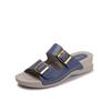 Thick-soled Heightening Slippers for Women's Summer Wear, New Breathable Lazy People Pedal Beach Sandals