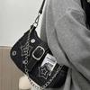 Fashion Women's Handbags Stars Pattern Cool Girls Underarm Bag Female Tote Purses Shoulder Bags