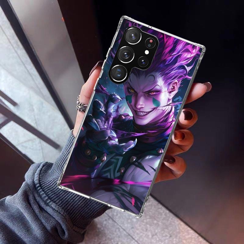 Huner X-Hunters Hisoka Phone Case For Samsung Galaxy S23 S24 S25 Edge S26 Ultra S22 + S21 Plus S20 FE Cover Silicone Print Shell