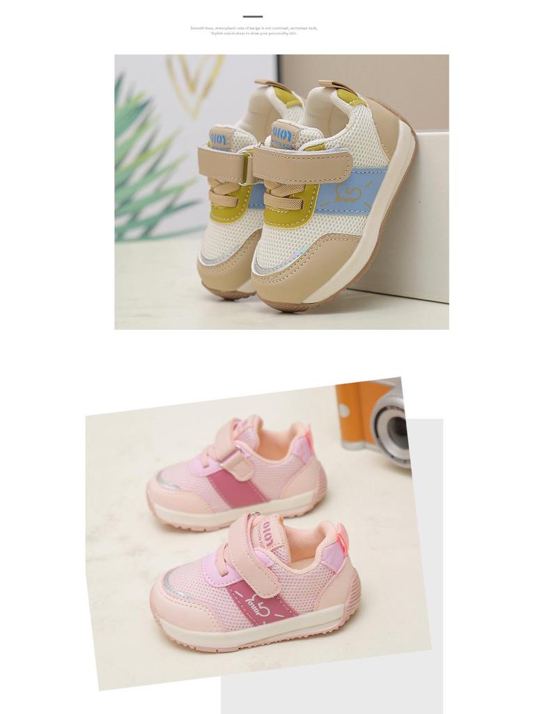 Spring New Arrivals: Infant & Toddler Unisex Non-slip Double Mesh Shoes with Soft Sole