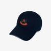 Navy Laurel Embroidered Ball Cap