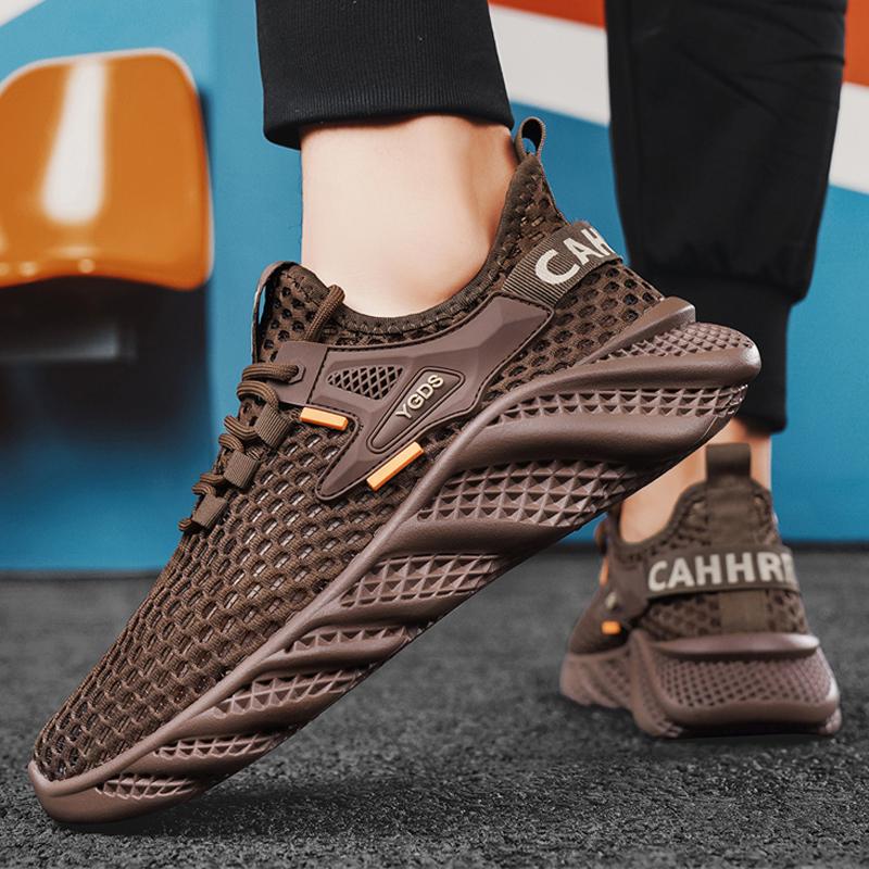 Neue Mode Herren Frühling und Sommer Low Top Bequeme Schuhe Atmungsaktive Freizeitsneaker