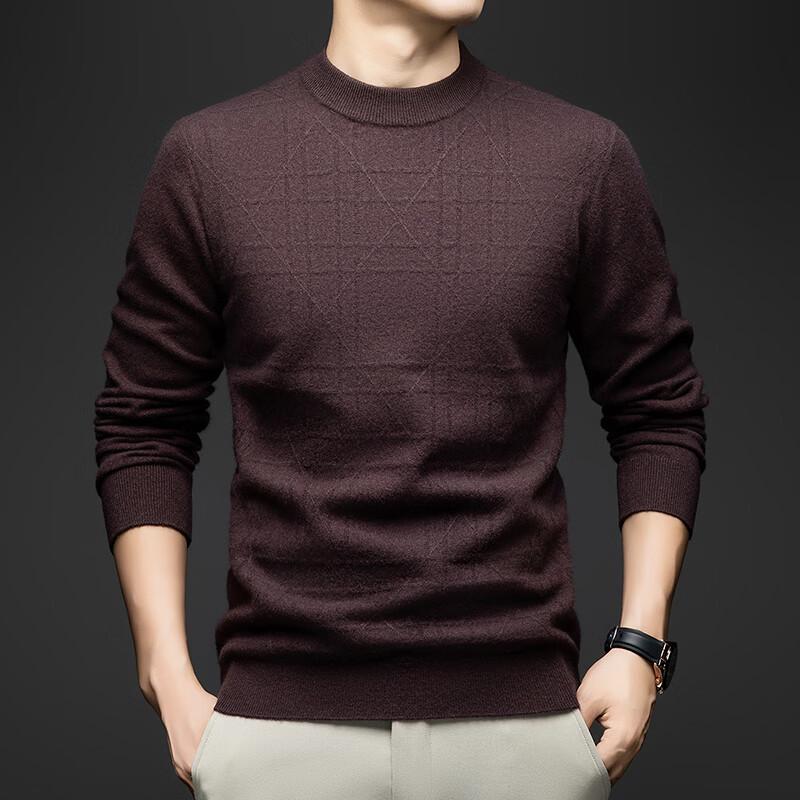 Firstview Men s 90% Merino Wool Casual Long Sleeve Sweater XL