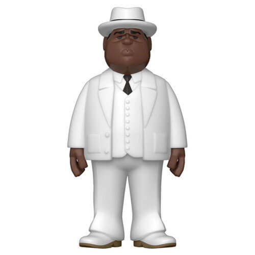 ידוע לשמצה BIG Biggie White Suit ויניל זהב