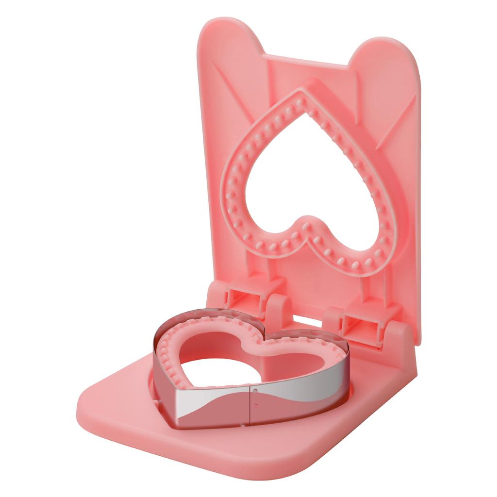 New Stainless Steel Sandwich Cutter Mold Toast Slicer Stuffed Bread Cutting Die Embossed Baking Tool for DIY Homemade Breakfast