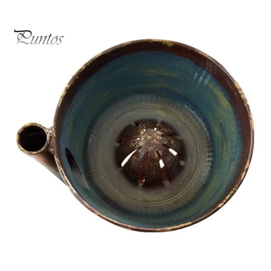 Country Style Fruit Bowl Cleaner Berry with Drainage Holes Rinse Vegetable Basket Rustic Wash for Kitchen Countertop Vortex-shaped