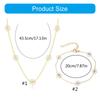 Elegant Pearls Choker Necklace Stylish Pearls Flower Necklace Bracelet Accessory Exquisite Adornment for Women