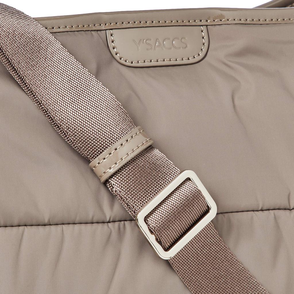 Nylon Taft Verklebte Tragetasche Grau [Isaac] Y92-15-03