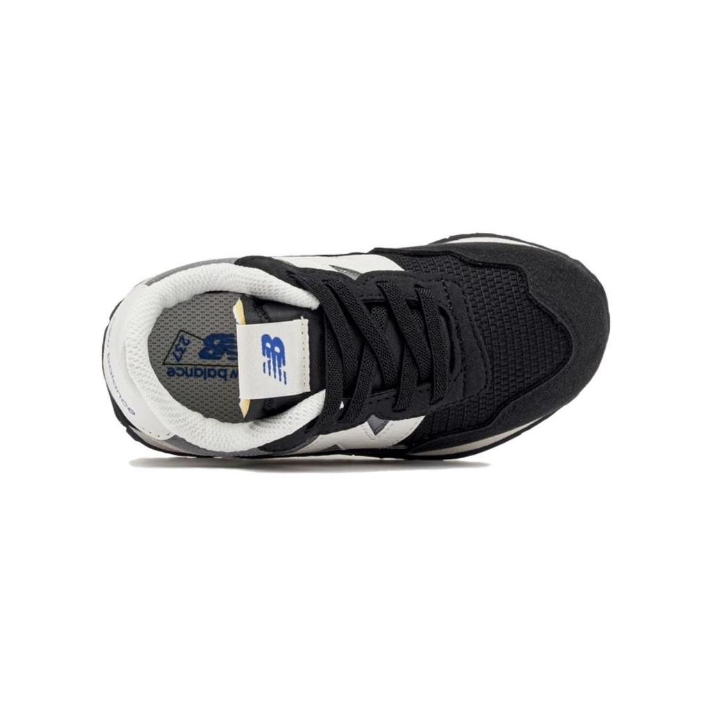 New Balance 237 Toddlers Black Grey Low Top Walking Shoes Sporty Wear Resistant IH237TG