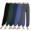 Spring Summer Women's Elastic Loose Casual Cotton Soft Yoga Sports Dance Pants Comfortable and Breathable