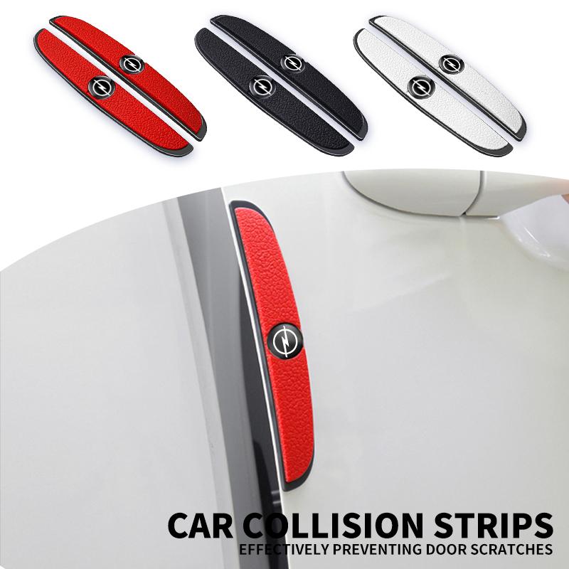 4 STUKS Auto Stickers Deurrand Anti-botsing Beschermstrip Accessoires Voor Opel Insignia Astra Antara Meriva Zafira H G Corsa