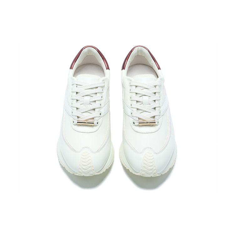 Li-Ning 1990 Classic Retro Running Shoes Women Sneakers White Red ALJT040-1