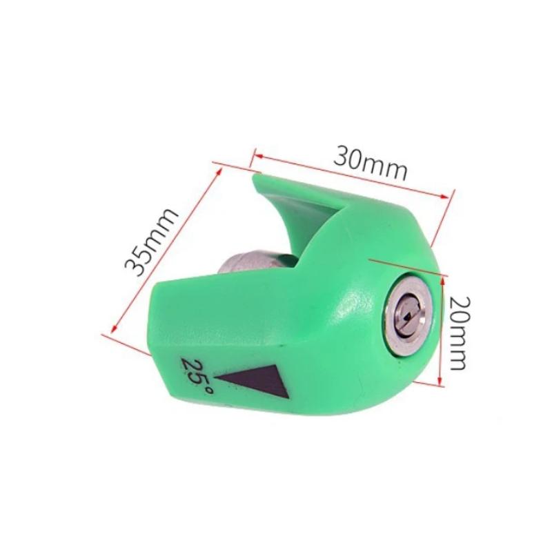 High Pressure Washer Spray Flat Fan Nozzle Tip 1/4" Quick Connect Plug 0 15 25 40 Degree Jet Sprayer Nozzle Car Washer Water Gun