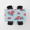Rustic Floral TableclothElegant Red Blue Rose Print for Home Dining Tables, Perfect Decor in Living Room or Kitchen 105x206cm (4