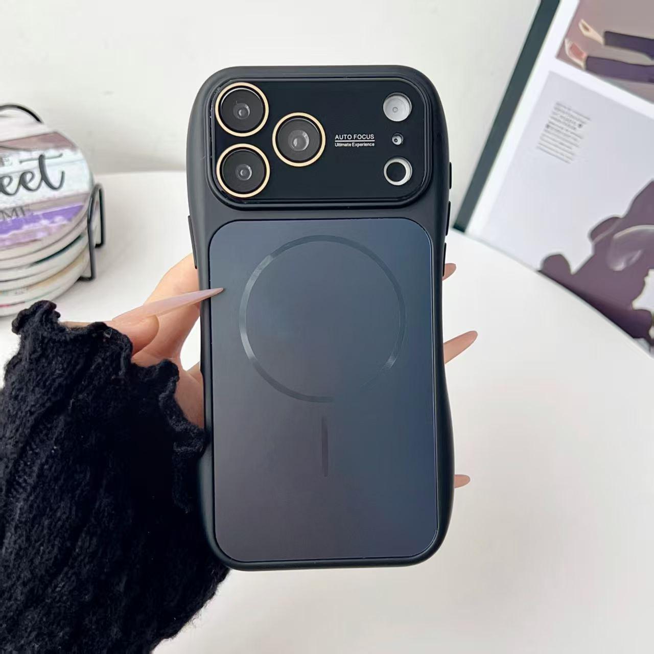 

Magnetic Slim Waist iPhone 17 Pro Max Case - Sleek Solid Color for Apple 16/15 iPhone 16 Pro Max