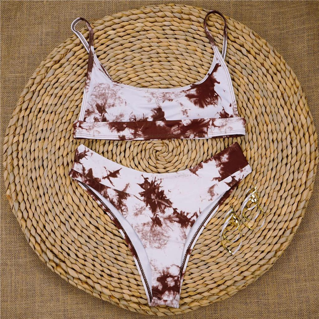 11 barev sexy tištěné bikiny s kravatou dámské plavky dámské plavky souprava bikin plavky plavky