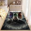 Pop Culture Area Rug, The Witcher 3 Wild Hunt Geralt Yennefer Ciri Triss Poster, Living Room Decor, Non-Slip Mat