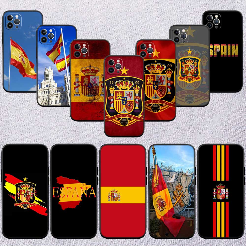 RE54 Spain Flag New High-End Shell Phone Case for Xiaomi Poco F8 M4 M5 M6 M7 X3 X6 X7 Pro GT NFC Ultra