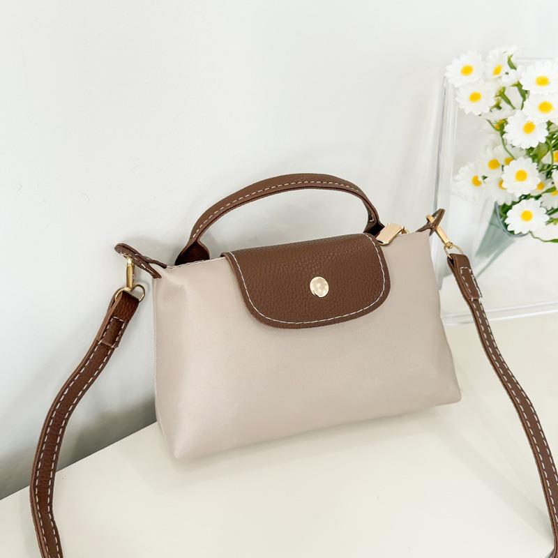 Mini borsa per ravioli in nylon da donna, borsa a tracolla portatile, borsa leggera e versatile per telefono, tracolla regolabile