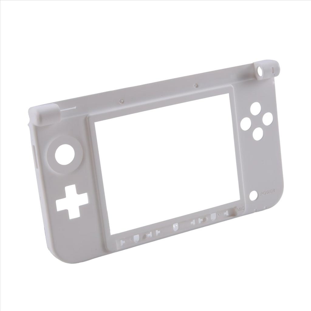 AS62 Middle Frame Replacement Housing Cover Case Bottom Console Cover for Nintendo 3Ds Xl/Ll Game Console Case White