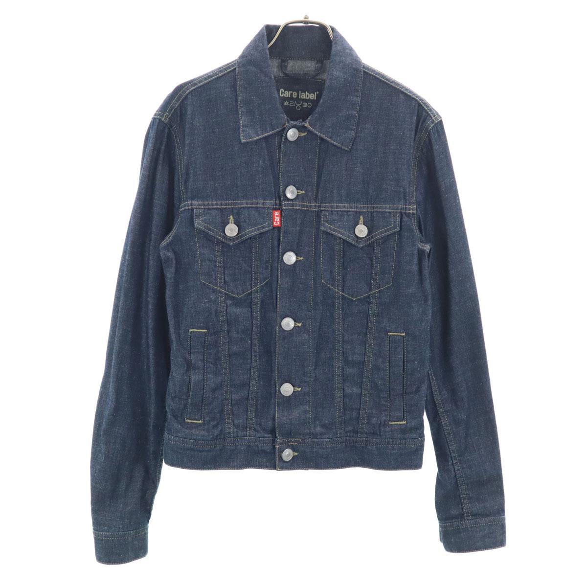 

CARE LABEL made in Italy Denim Jacket XS Indigo Denim jacket trucker Men s Used