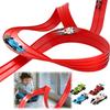 Flexible Race Track Children Toys DIY Double-track Racing Car Ramp Compatible 1/64th Cars Portable Rolls Up Boy Christmas Gift