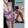 Sexy Underwear, Sexy Lace Girdle, Fishbone Gathering Three-piece Set, Sexy Leg Rings, Bra Set, Suspenders.