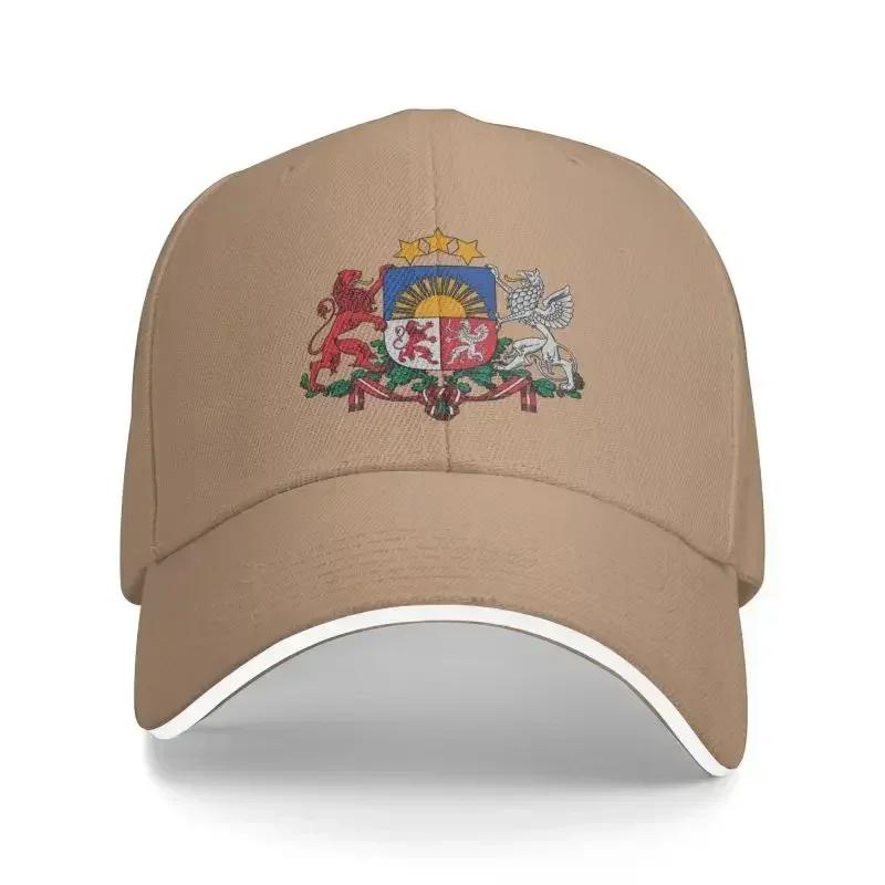 Mode Unisex Wappen Lettlands Baseballkappe für Erwachsene Verstellbare Papa-Mütze Herren Damen Sonnenschutz